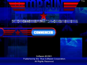 Top Gun - Combat Zones screen shot title